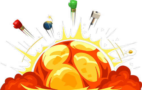 cartoon explosion